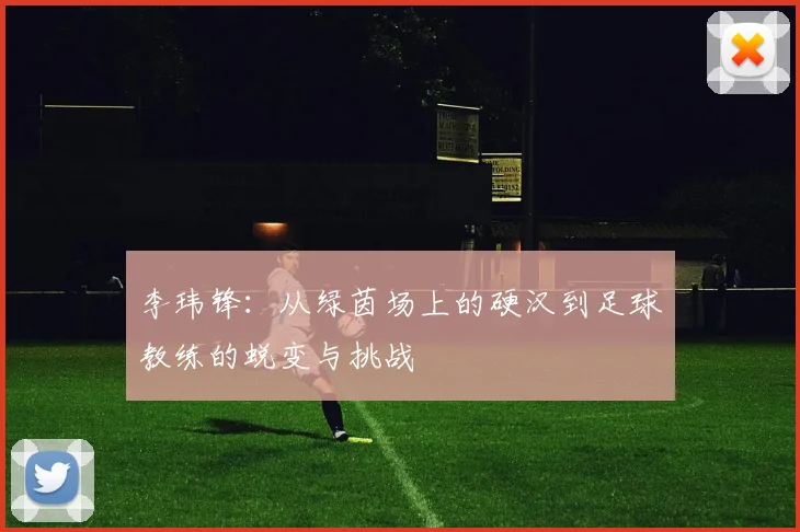 李玮锋：从绿茵场上的硬汉到足球教练的蜕变与挑战